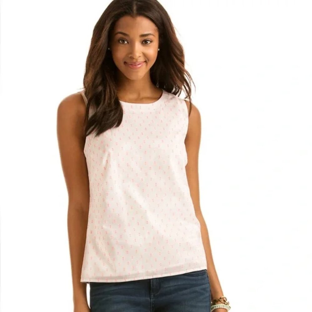 Vineyard Vines Neon Swiss Got Pleat Back Top